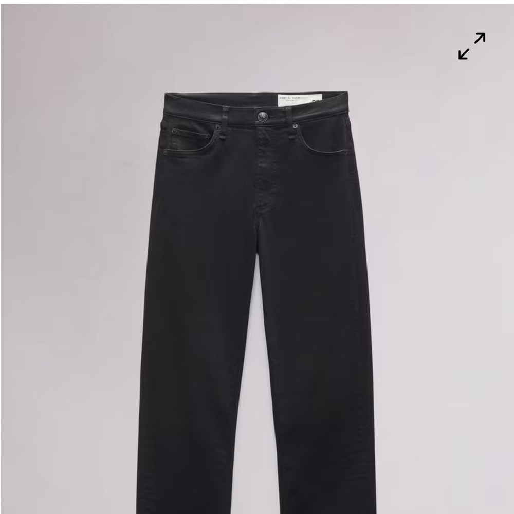 Rag and Bone mid rise ankle straight The Harlow. Mid-rise,